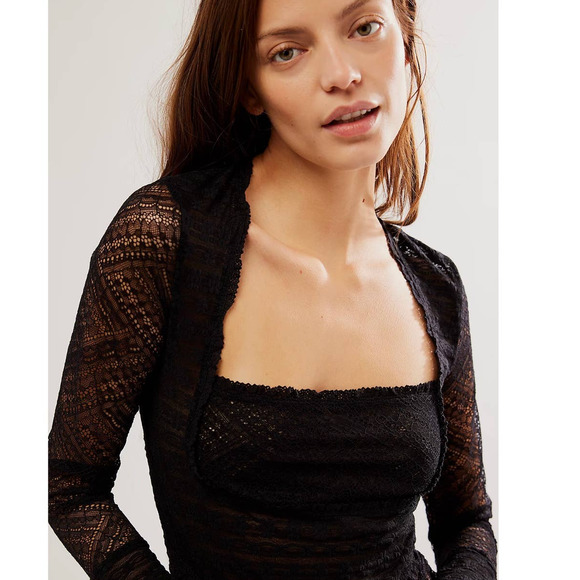 NWT Free People My Party Top Long Sleeve Shirt - Picture 3 of 6